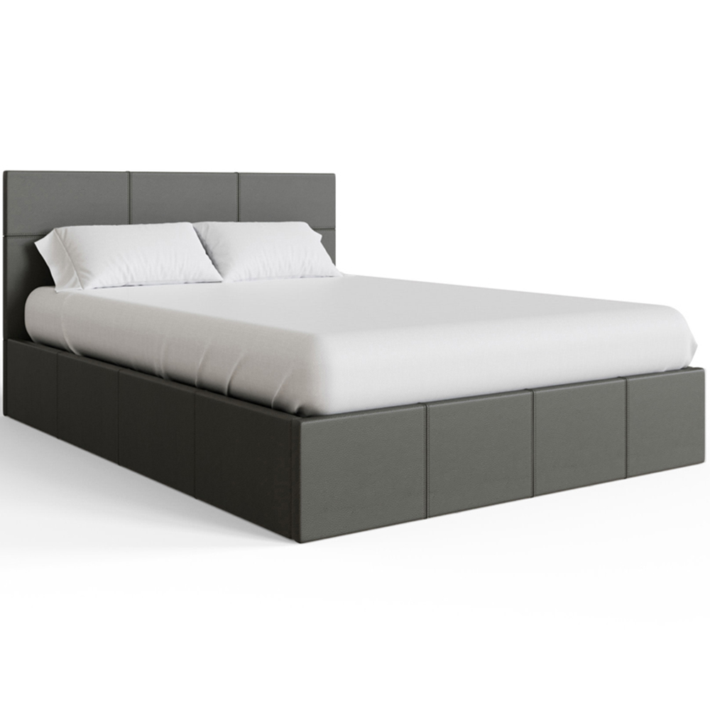 GFW King Size Grey End Lift Ottoman Bed Image 2