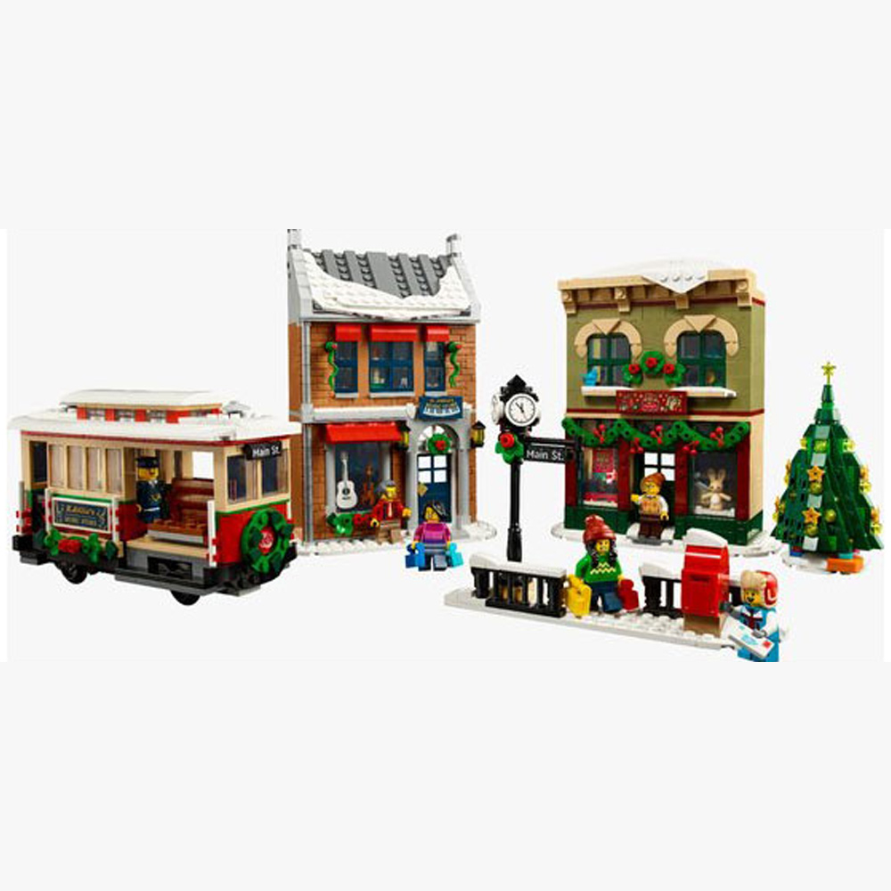 LEGO 10308 Christmas High Street Building Toy Set Image 2