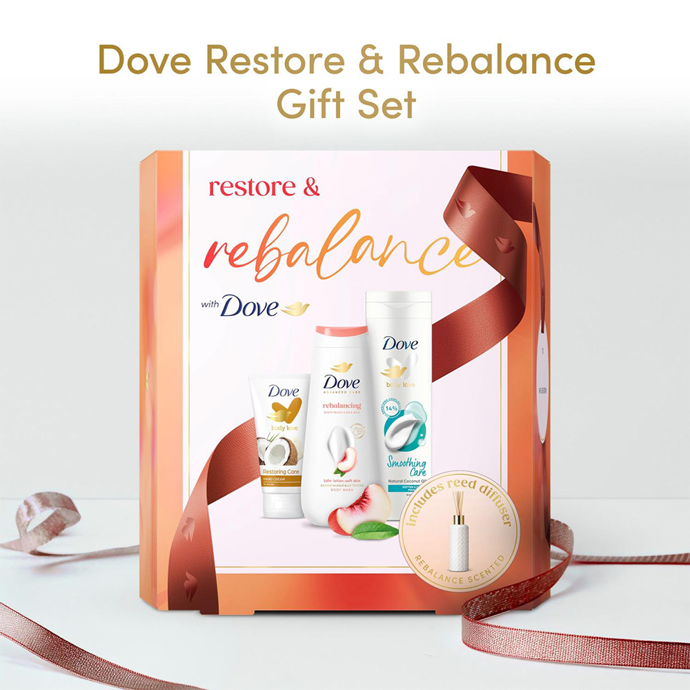 Dove Restore and Rebalance 3 Piece Gift Set 3 Pack Image 2