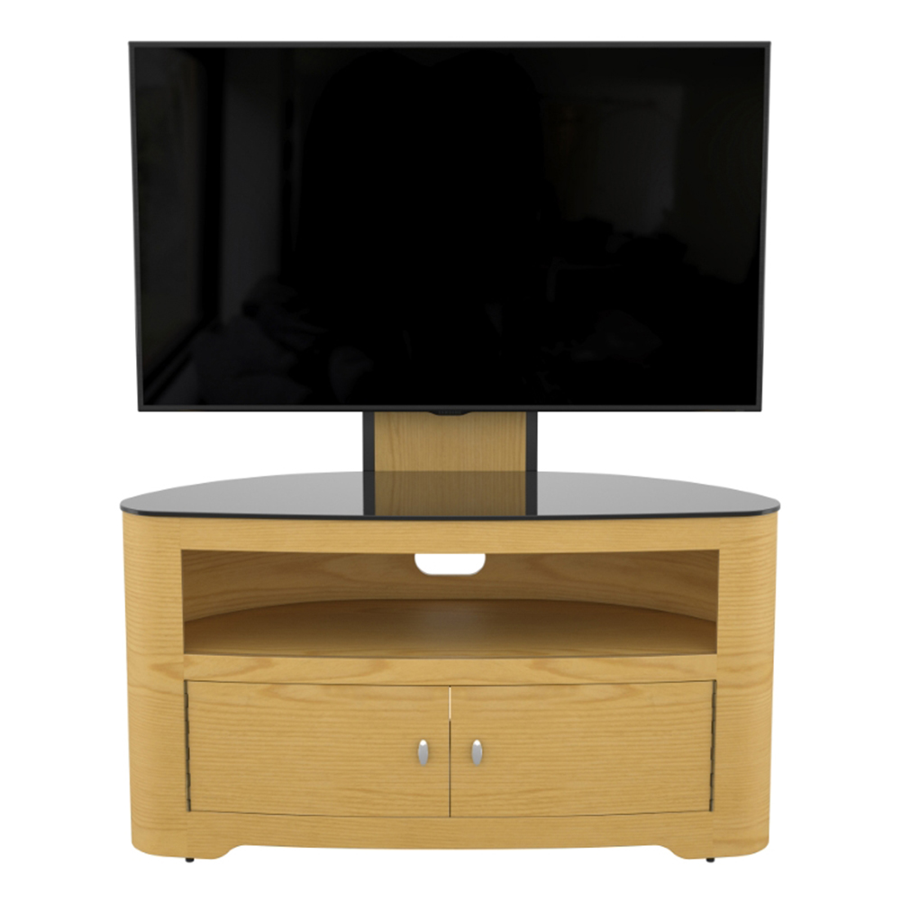 AVF Affinity Blenheim Oak Mount Curved TV Unit Image 7