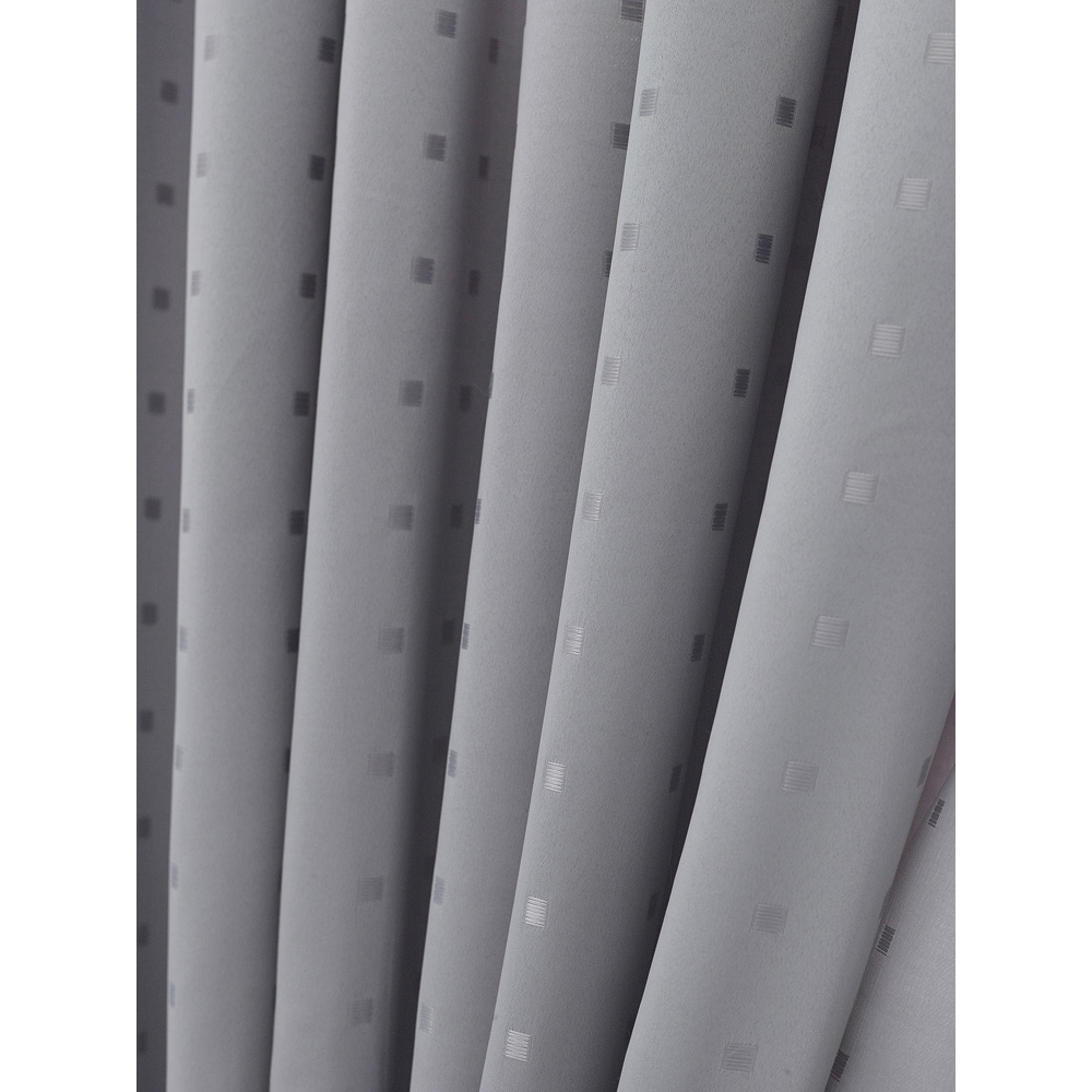 Alan Symonds Madison Silver Ring Top Curtain 229 x 229cm Image 7