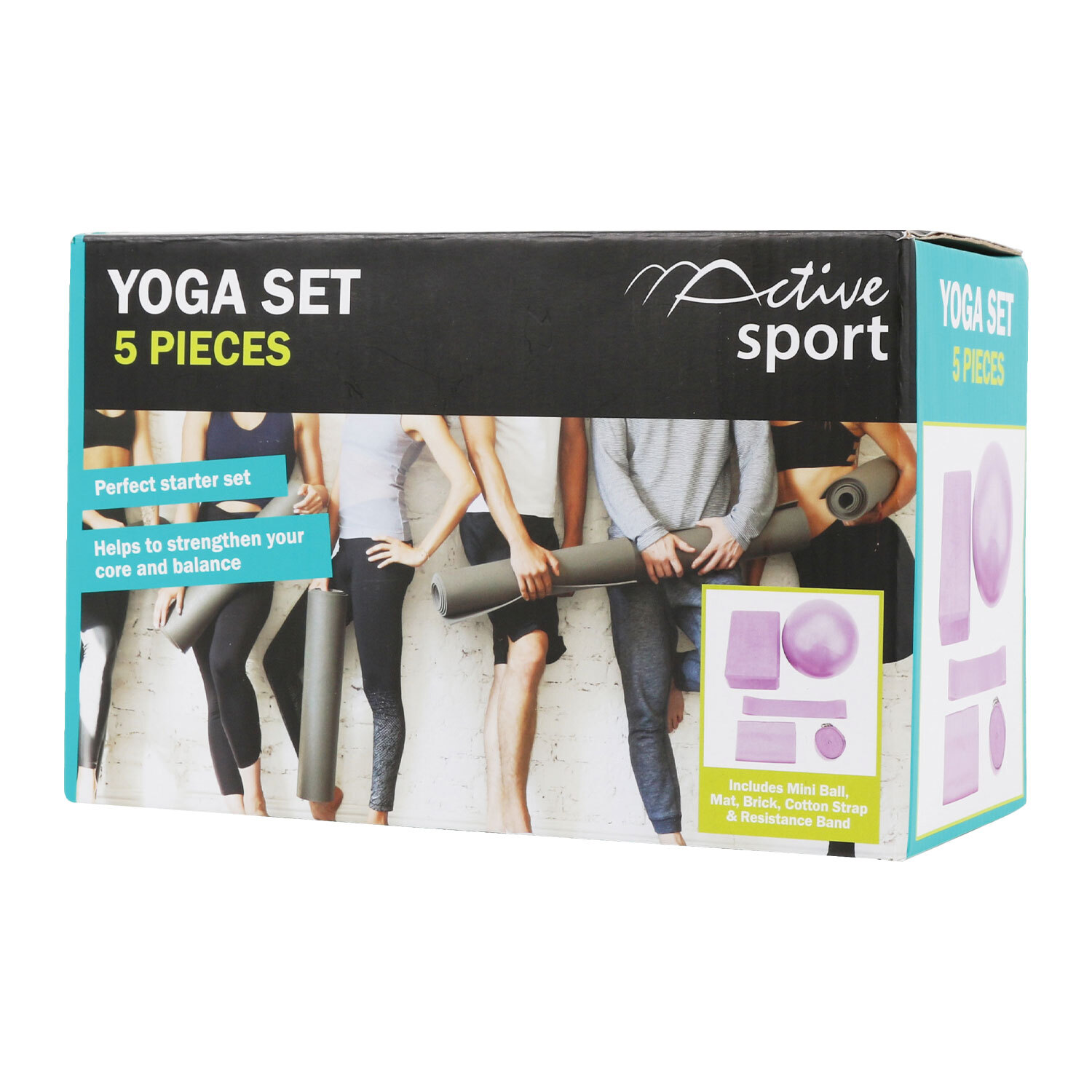 Active Sport Five Piece Yoga Set Image 3