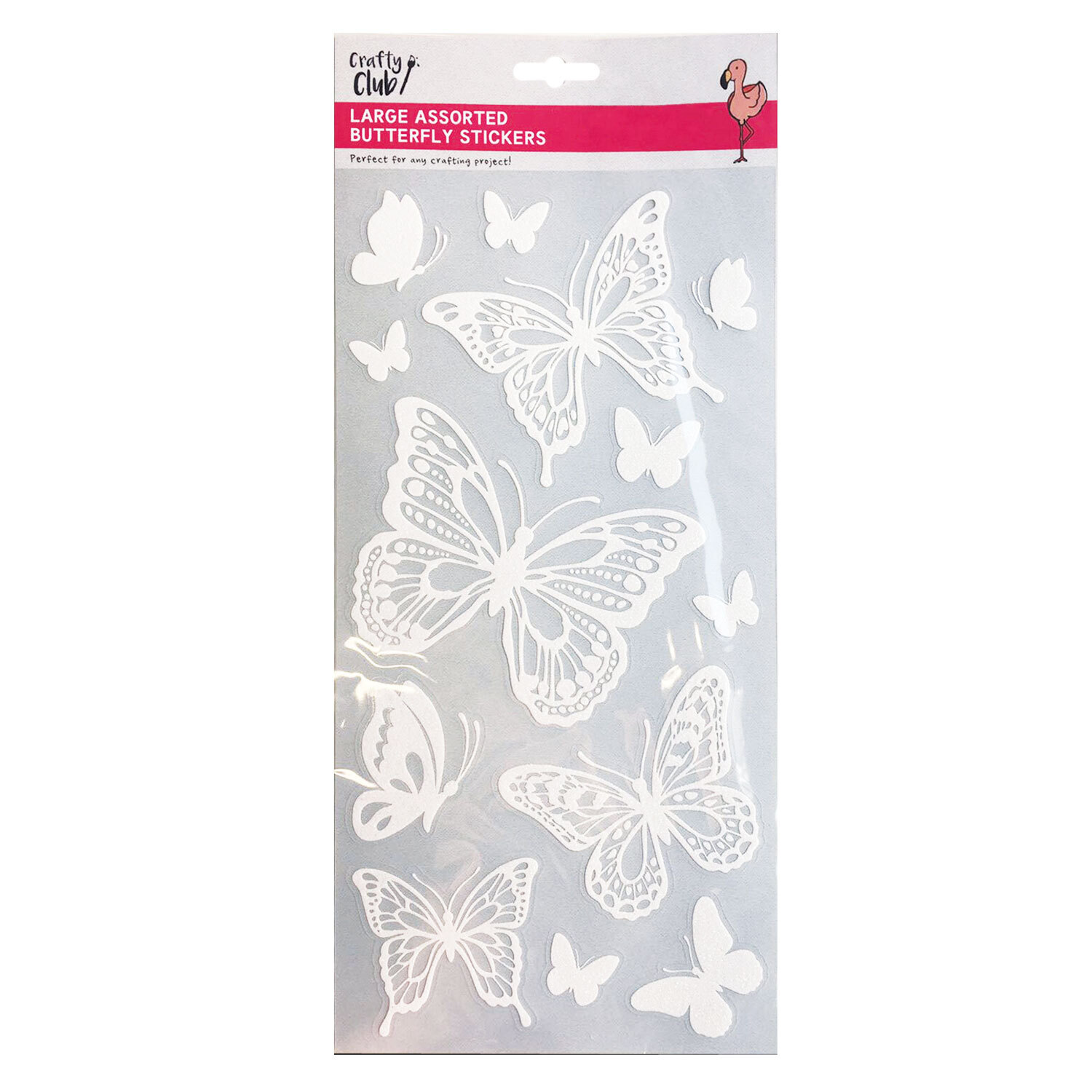 Crafty Club Large Butterfly Stickers Image 2
