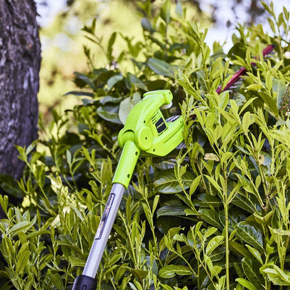 Greenworks 51cm 24V CordLess Long Reach Hedge Trimmer (Tools Only) Image 2