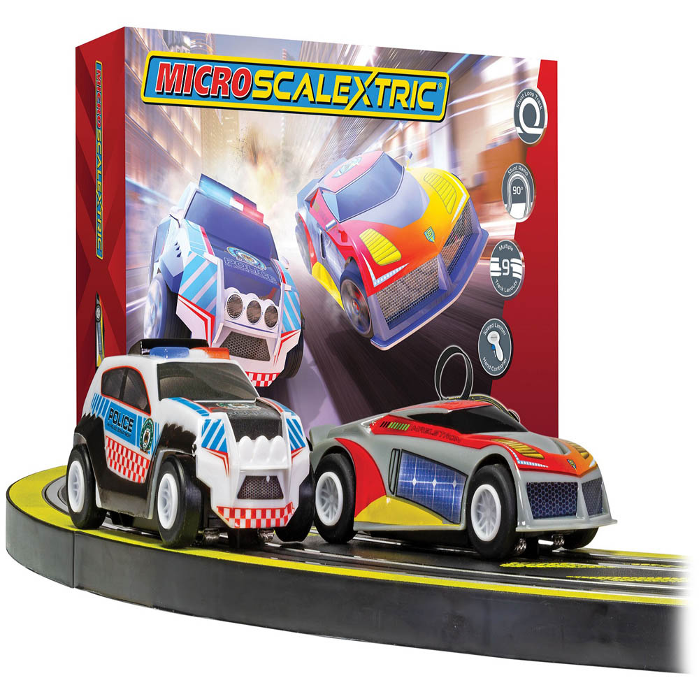 Scalextric Law Enforcer Mains Powered Race Set Image 1