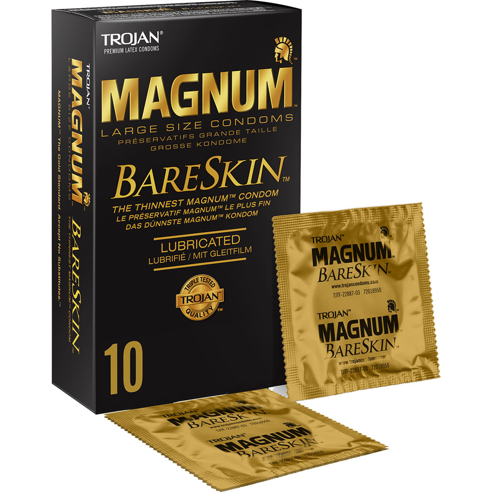 Trojan Magnum BareSkin Condoms 10 Pack Image 1