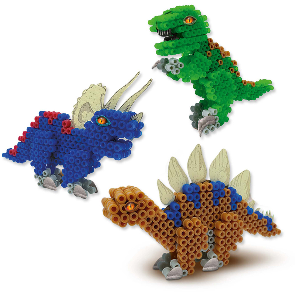 SES Creative Beedz Dinos Iron On Beads Kit 1800 Piece Image 3