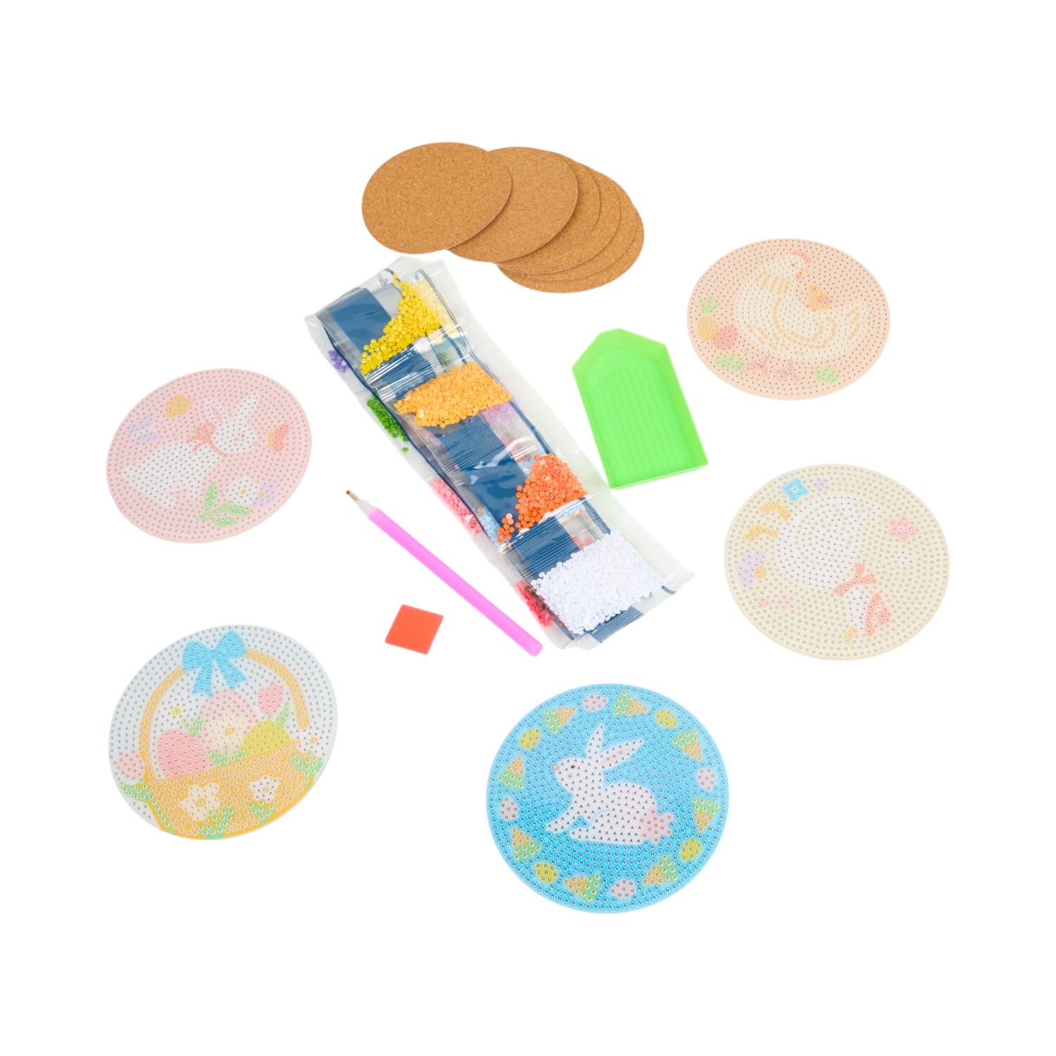 Easter Diamond Coaster Kit Image 3