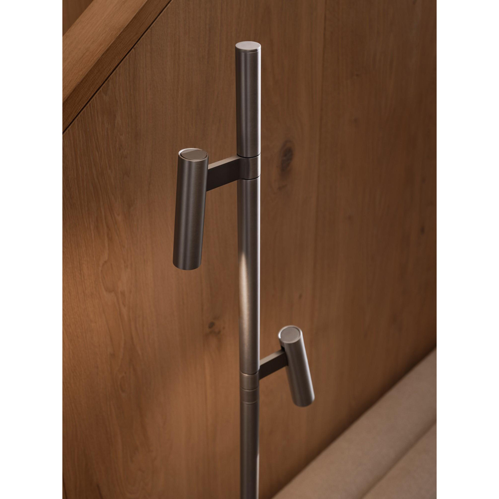 Nordlux Makoto 2 Light Satin Chrome Floor Lamp Image 9