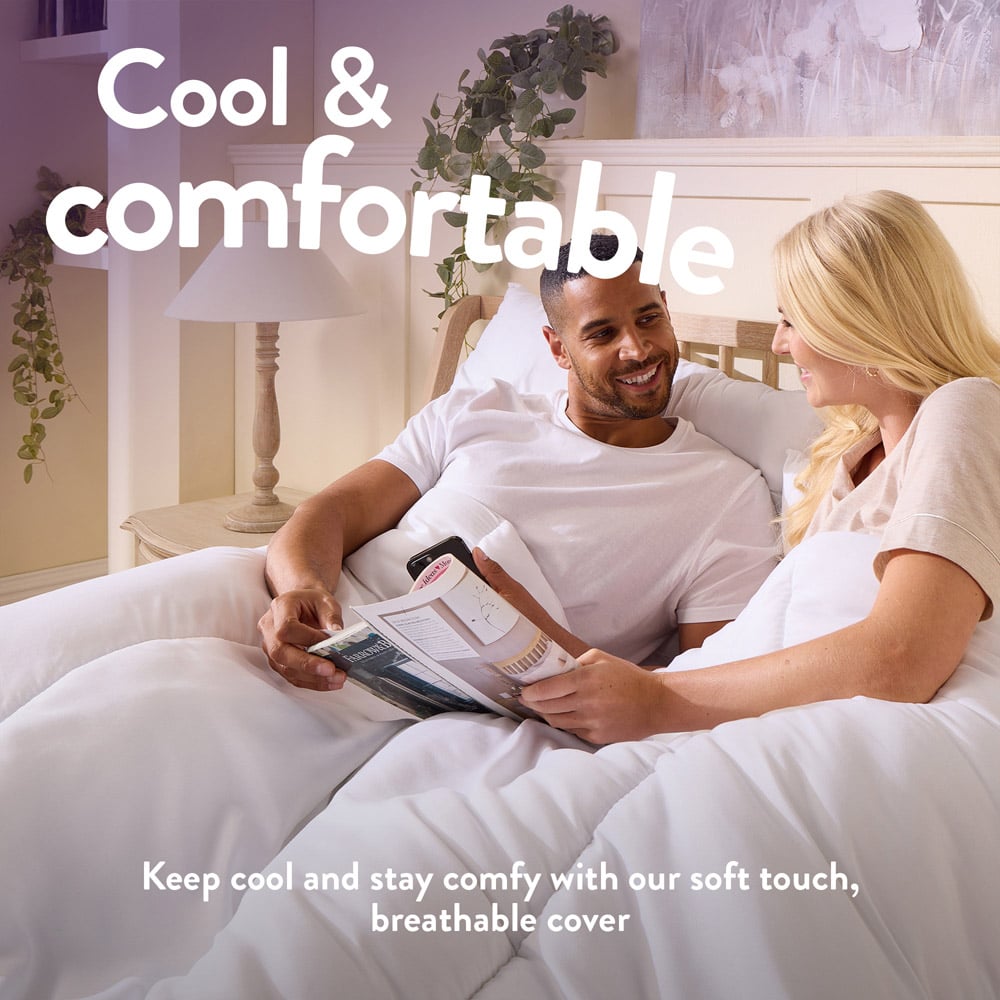 Slumberdown Single White Climate Control Duvet 10.5 Tog Image 3