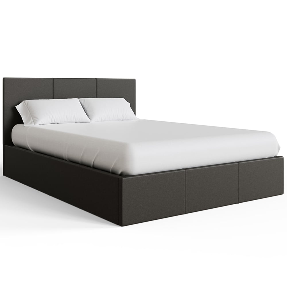 GFW Small Double Grey Side Lift Ottoman Bed Image 2