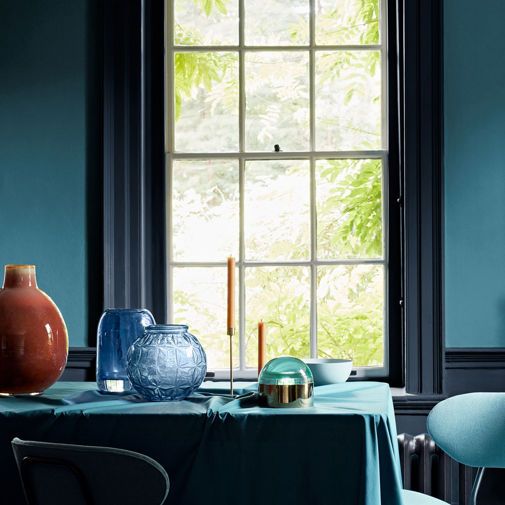 Crown Walls & Ceilings Teal Matt Emulsion Paint 5L Image 5