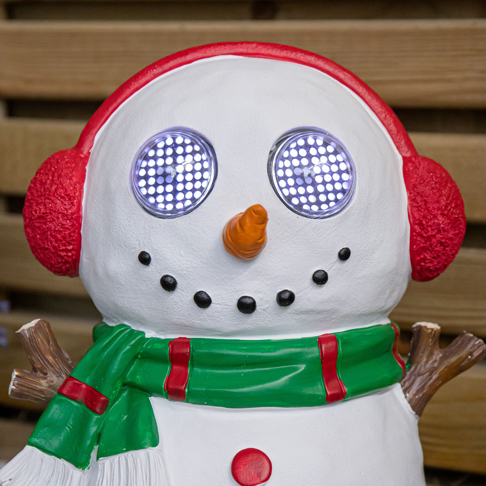 Samuel Alexander White LED Blinkin' Frosty Snowman Outdoor Christmas Decoration 25cm Image 5