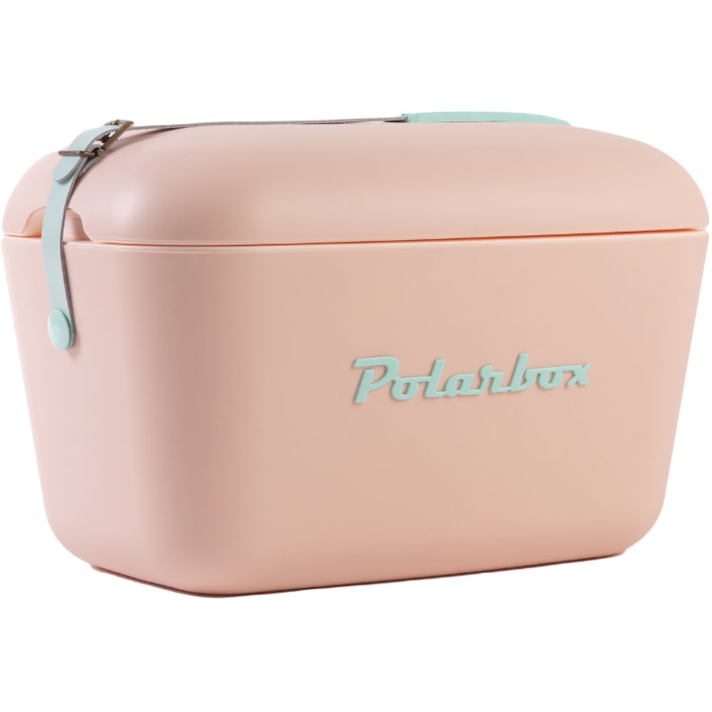 Polarbox 20L Nude and Cyan Retro Portable Coolbox Image 1