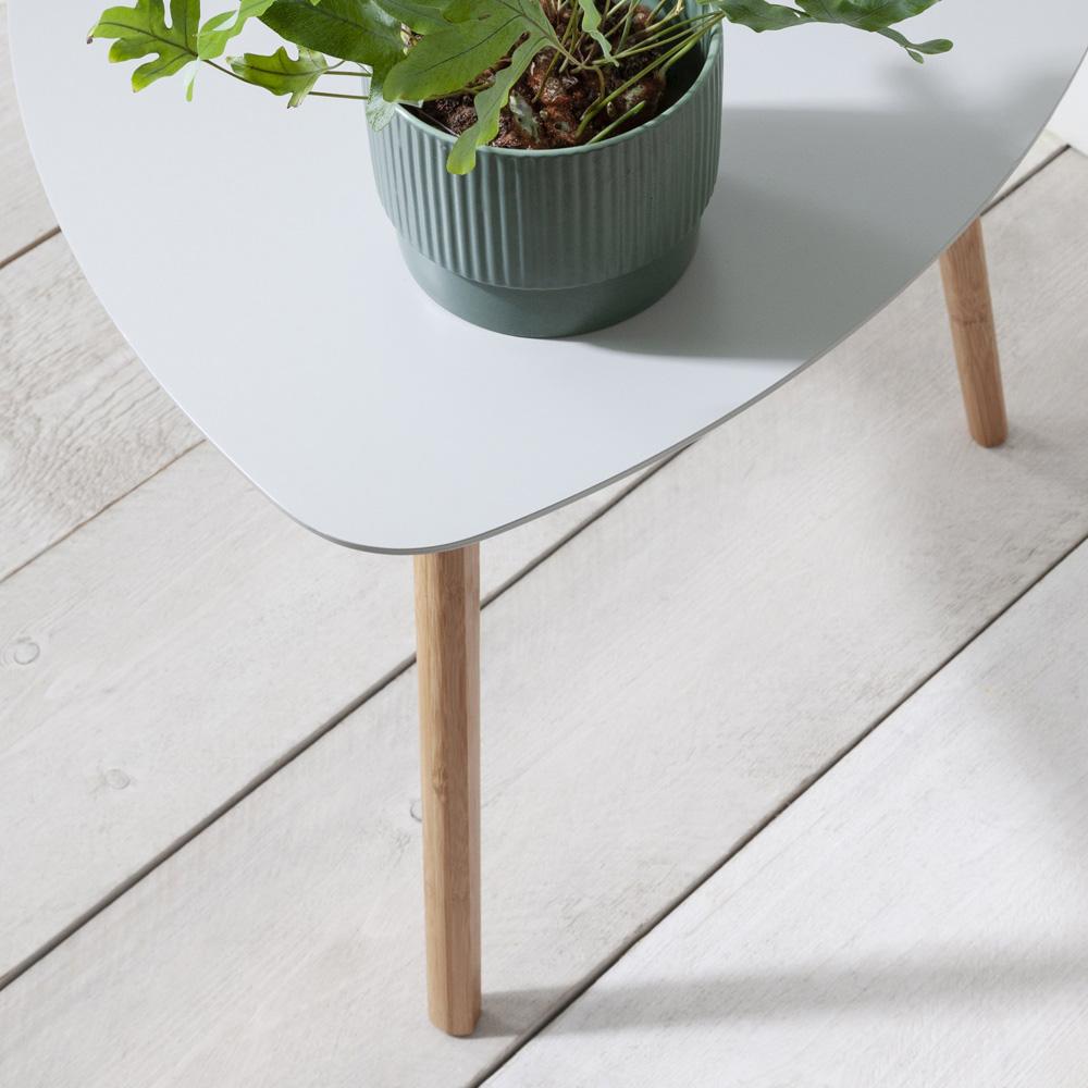 Noa and Nani Malme Chalk Grey and Natural Pine Large Side Table Image 3