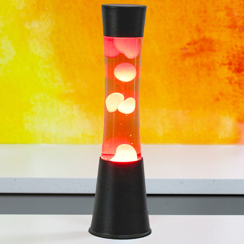 Global Gizmos Orange Liquid and Red Wax Lava Tower Lamp 16 inch Image 5