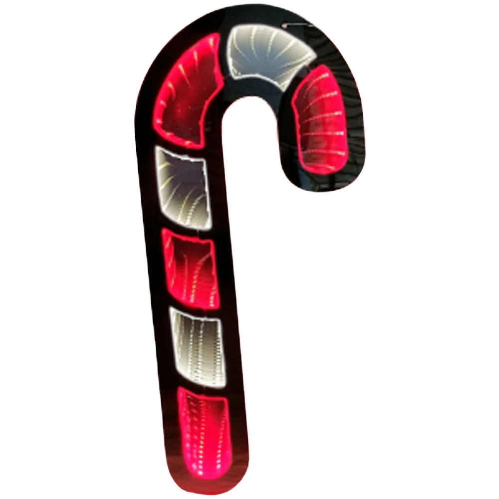 Samuel Alexander Red and White LED Infinity Hanging Candy Cane Christmas Decoration 40cm Image 2