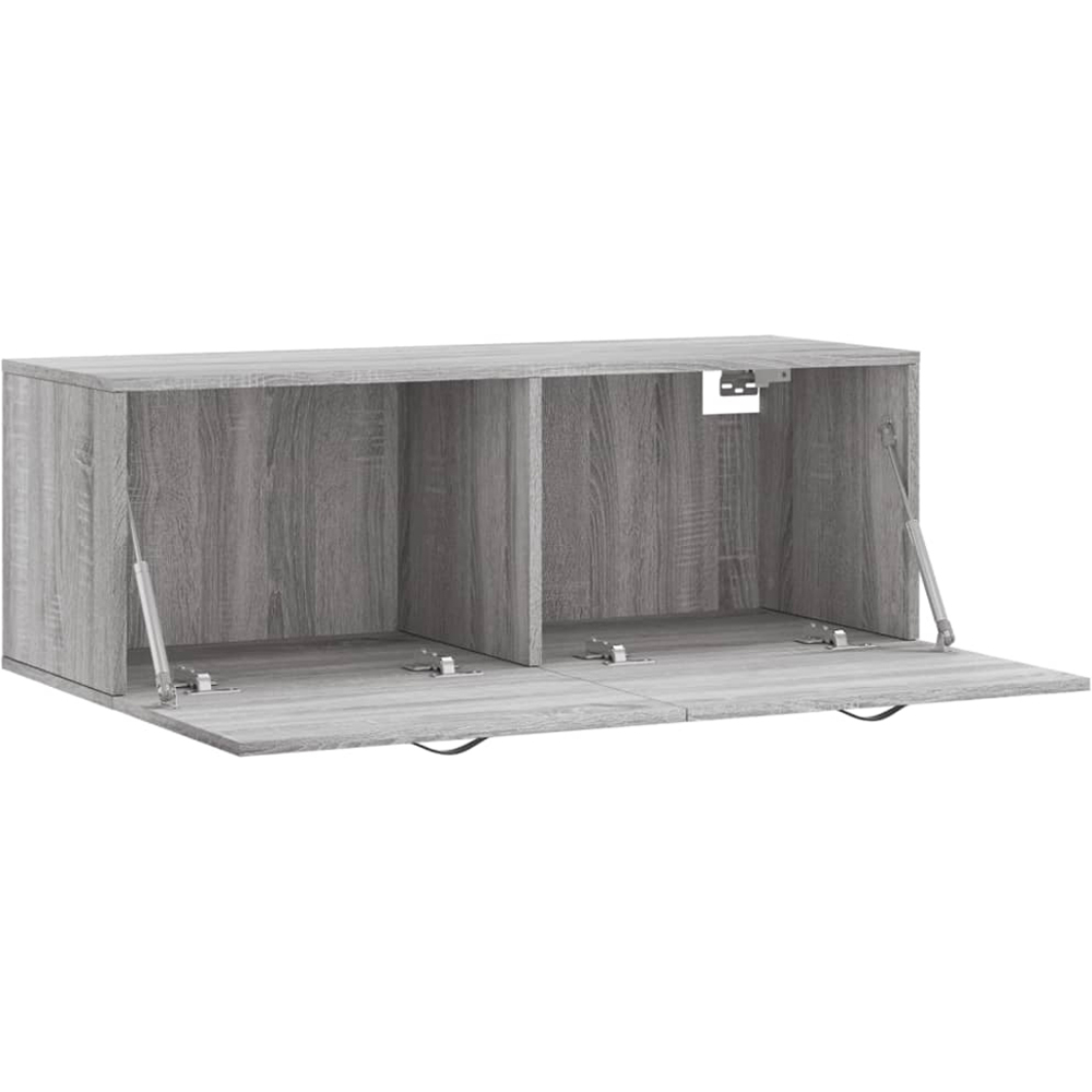 vidaXL 2 Door Grey Sonoma Oak Wall Cabinet Image 6
