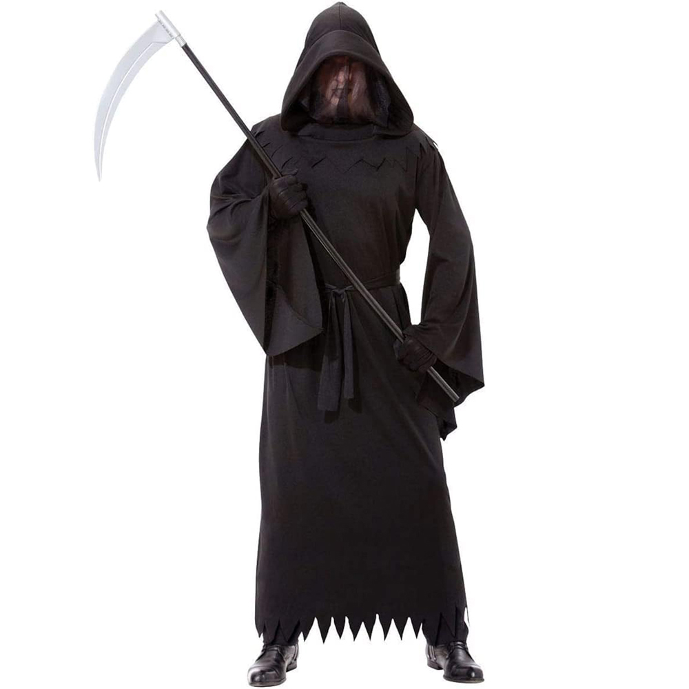 Shatchi Halloween Men Phantom Costume with Weapon Image 1