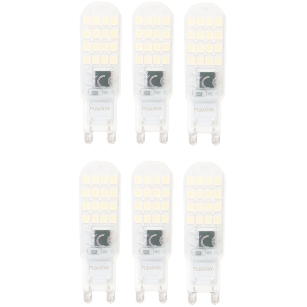 ExtraStar 6 Pack G9 4W Warm White Mini LED Bulb Image 1