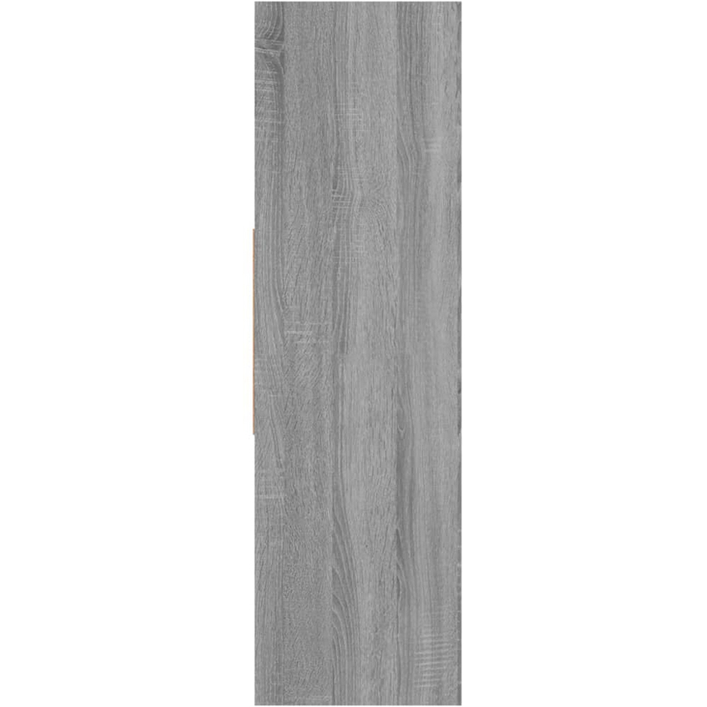 vidaXL 8 Shelf Grey Sonoma Bookcase Image 5