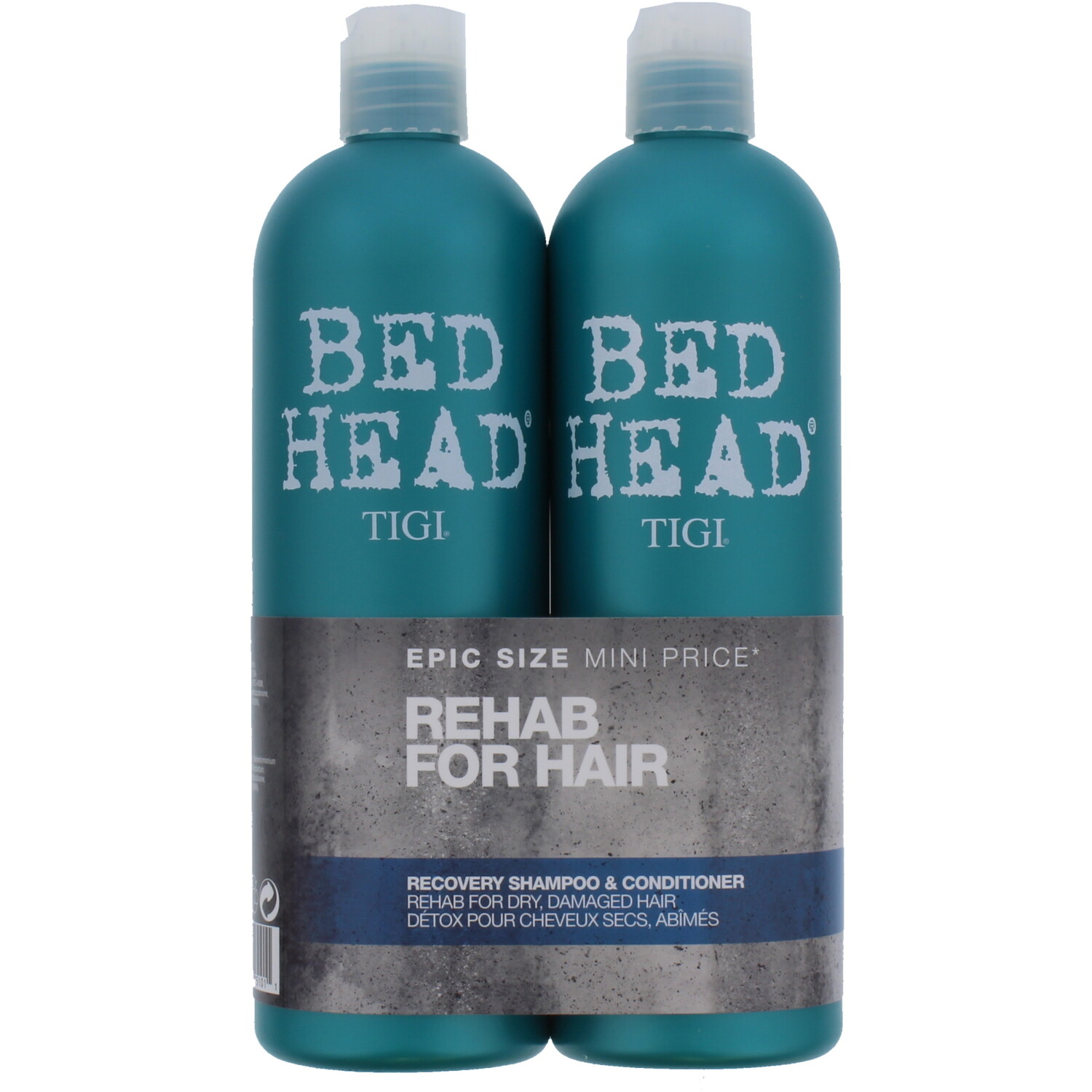 Bed Head TIGI Recovery Shampoo & Conditioner - Blue Image 1