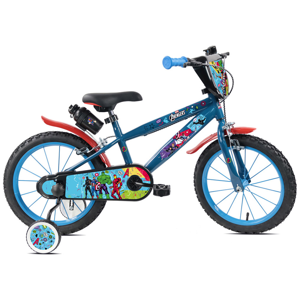 Denver Marvel Avengers 16 inch Kids Bicycle with Stabilisers Image 1