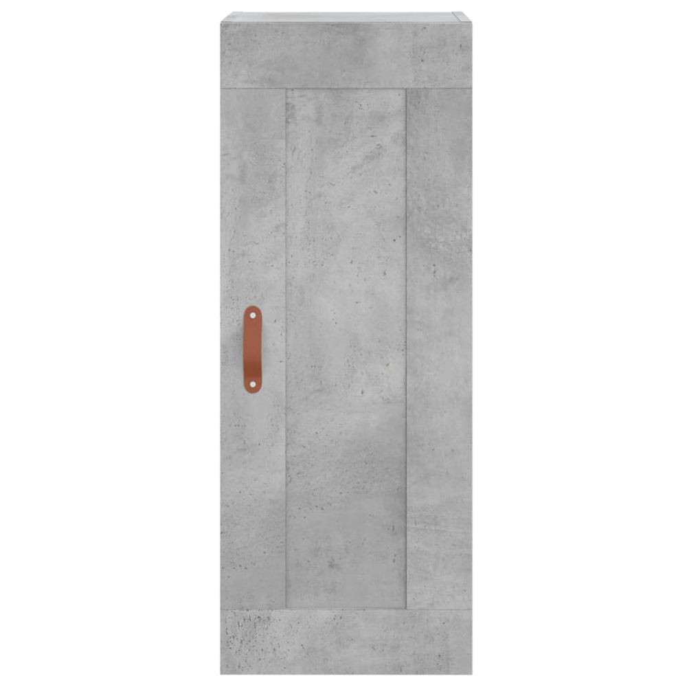 vidaXL 2 Door Concrete Grey Highboard Image 7