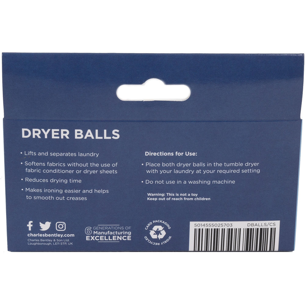 Charles Bentley Dryer Balls 2 Pack Image 5