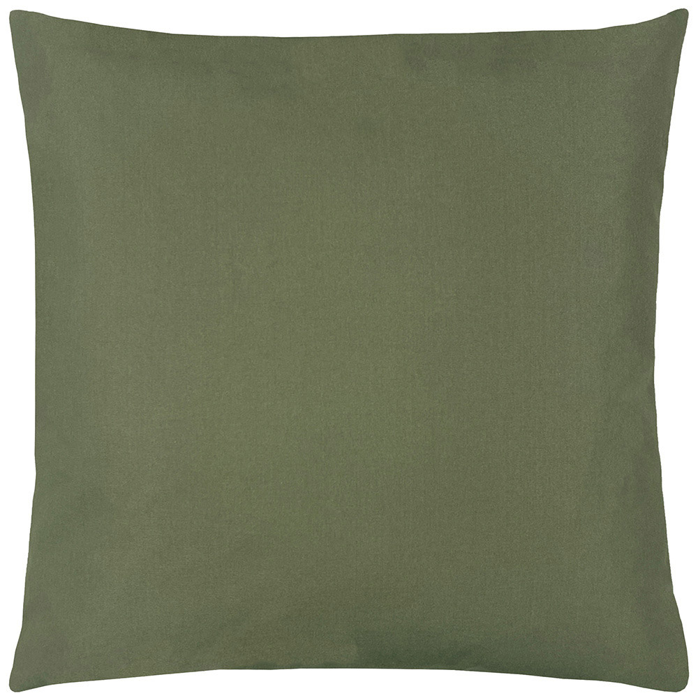 furn. Plain Olive UV and Water Resistant Outdoor Cushion Image 1
