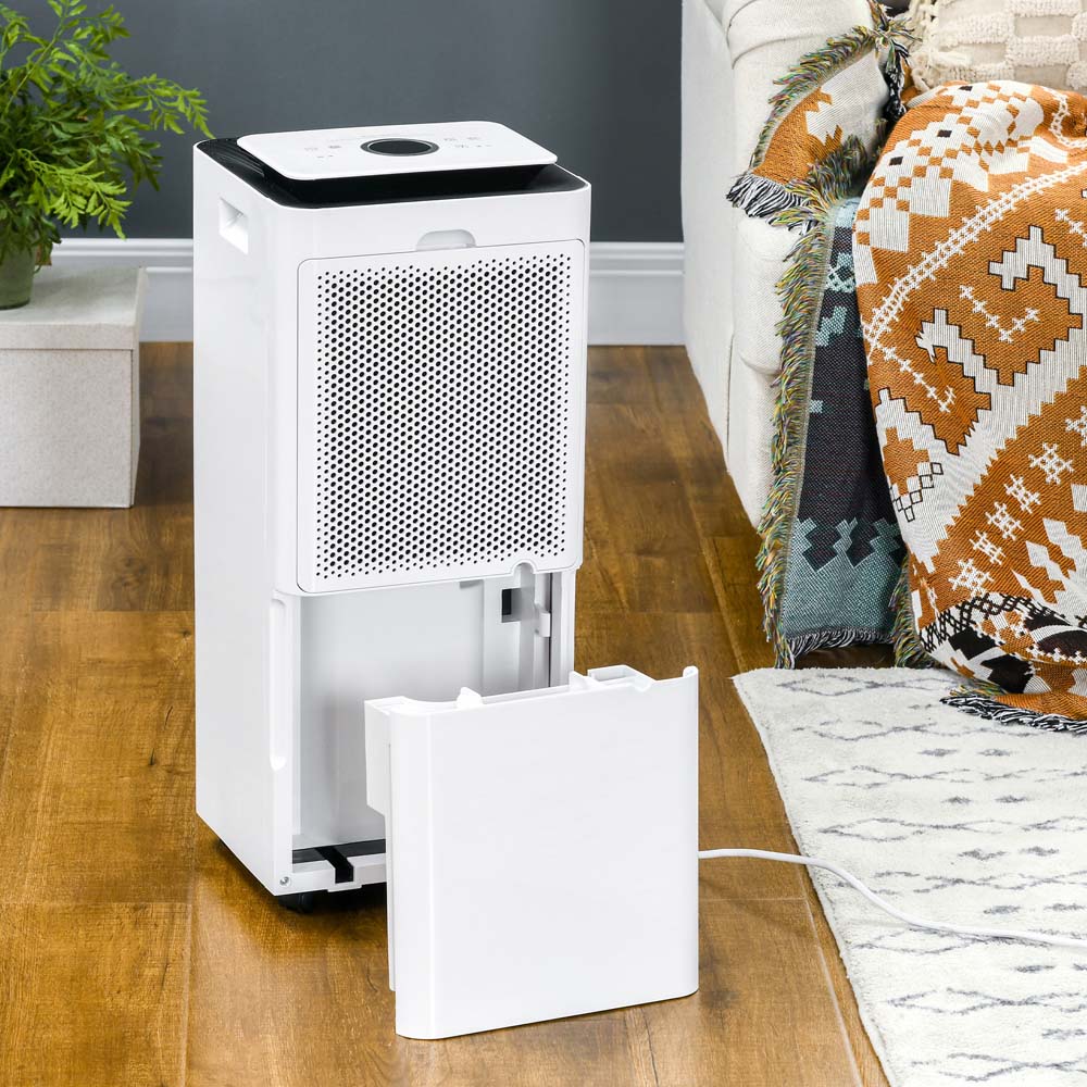 Portland White Portable Dehumidifier with Air Purifier 16L Per Day Image 7