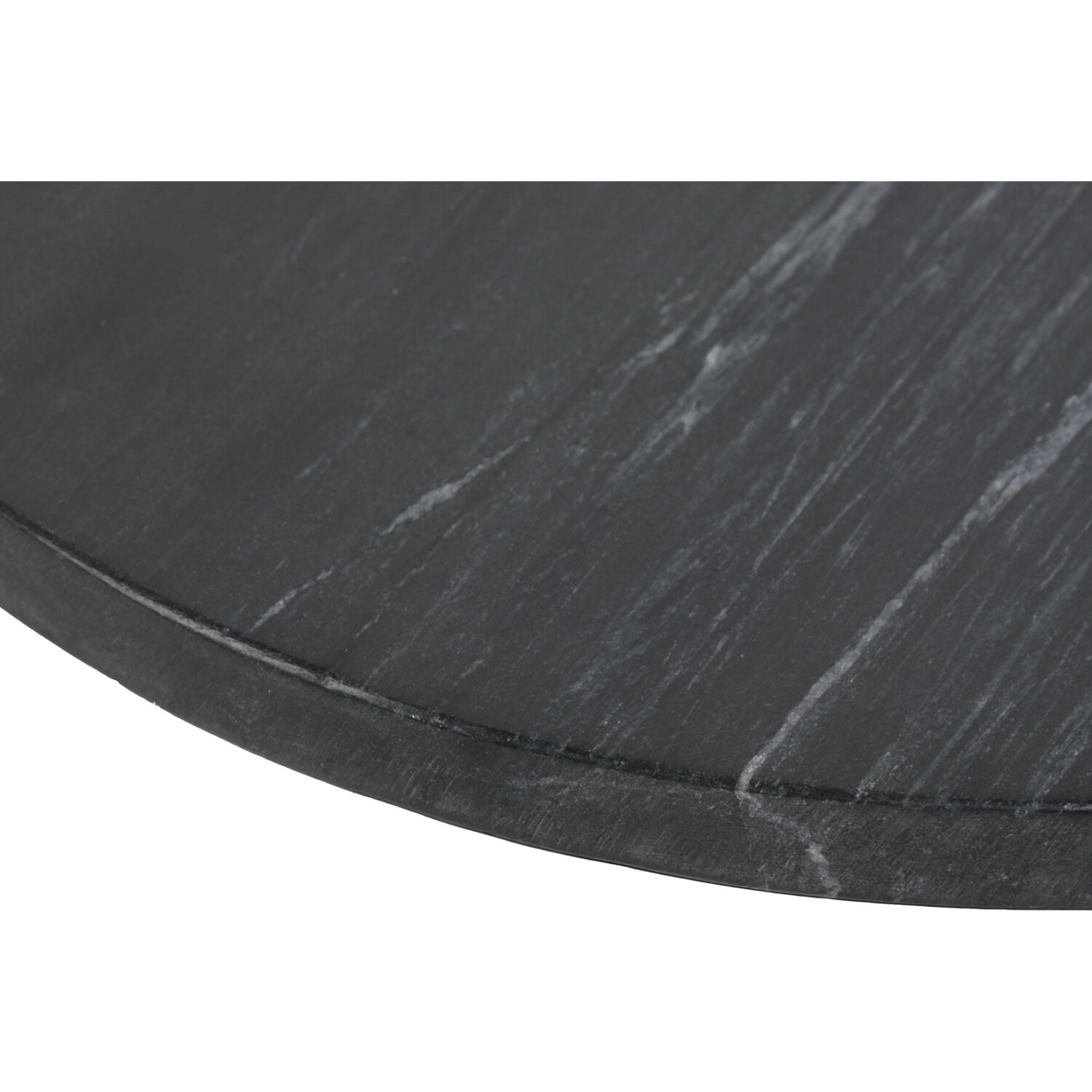 Marine Marble Round Board With Handle - Black Image 4