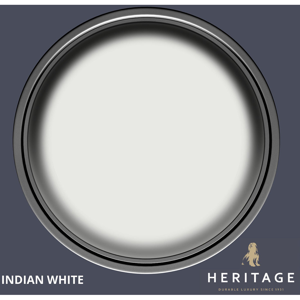 Dulux Heritage Walls and Ceilings Indian White Velvet Matt Emulsion Paint 2.5L Image 5