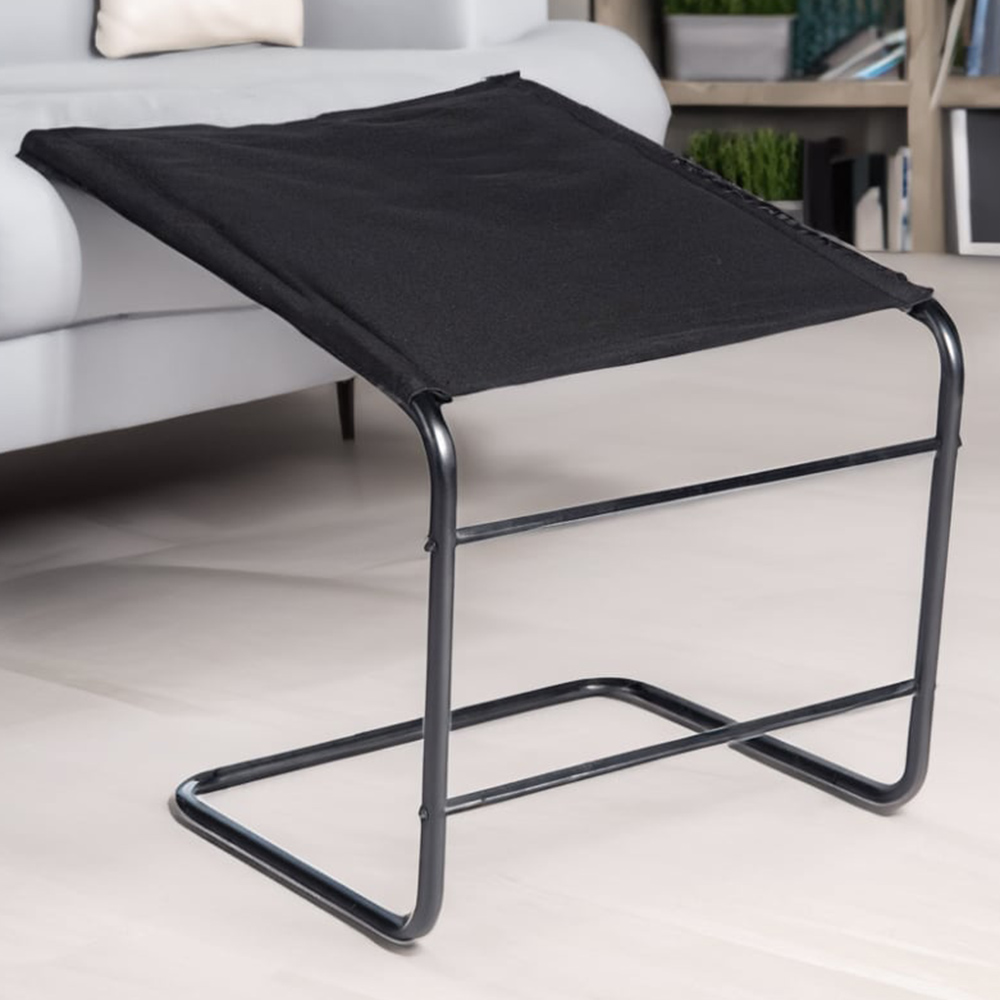 Greenhurst Black Footstool Image 1