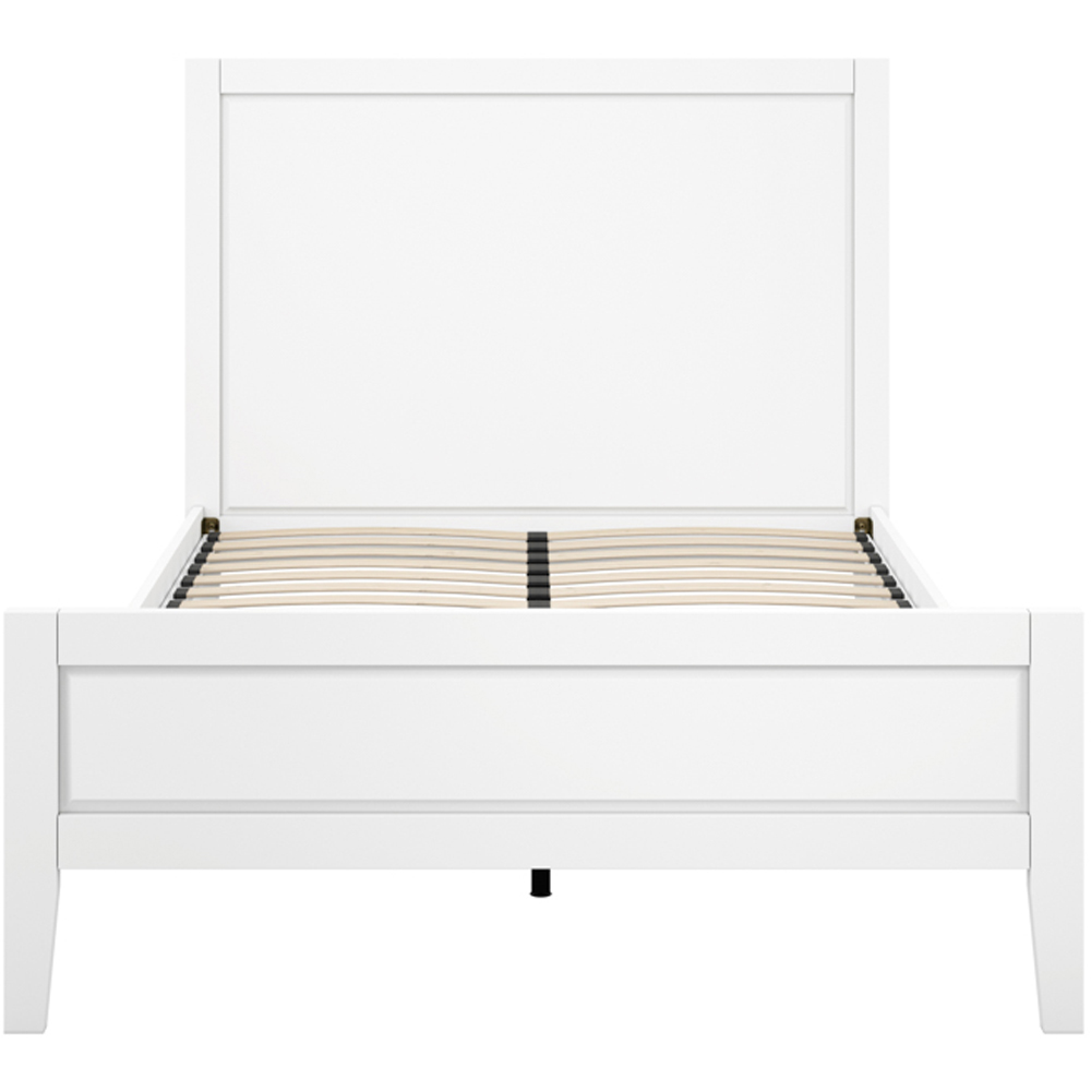 Bay Double White Bed Frame Image 4