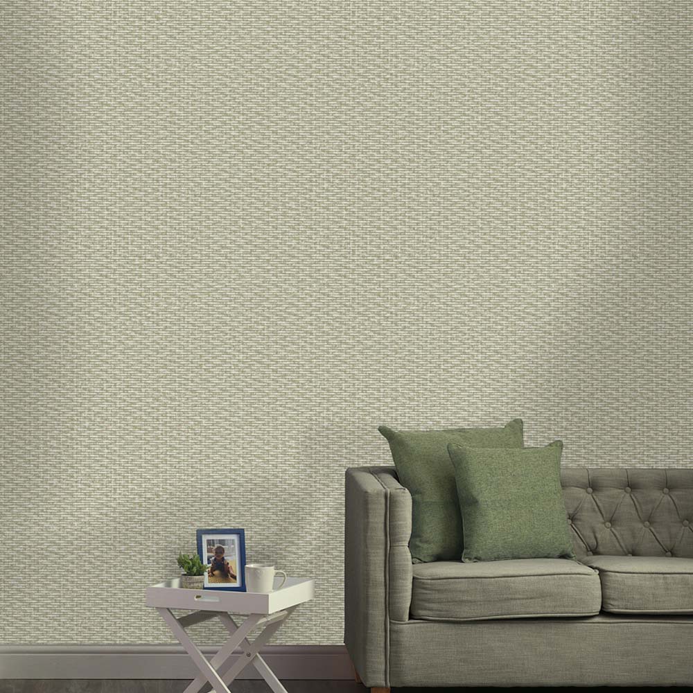Holden Decor Twill Weave Sage Wallpaper Image 3