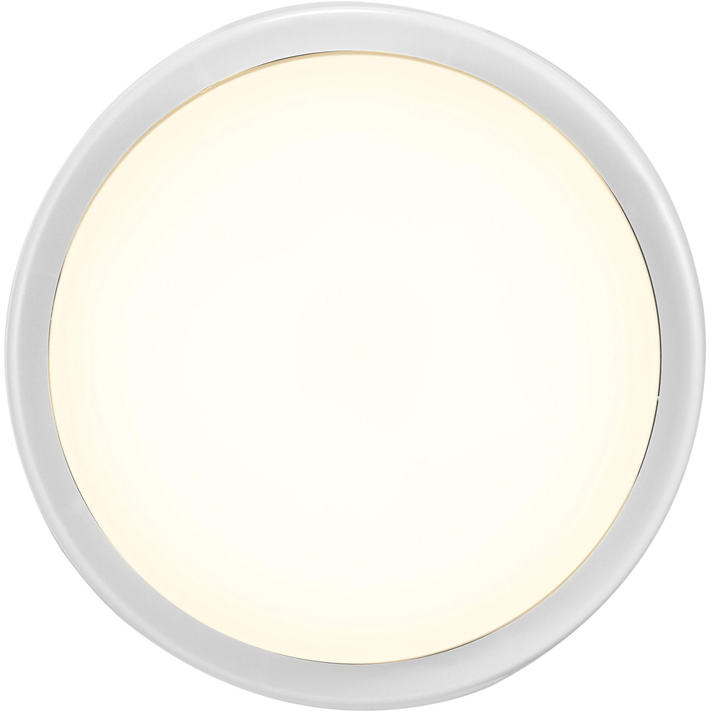 Nordlux Cuba White Round Garden Wall Light Image 3
