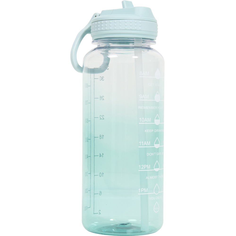 Two-Tone Sport Bottle with Handle Light Sea Green Image 3