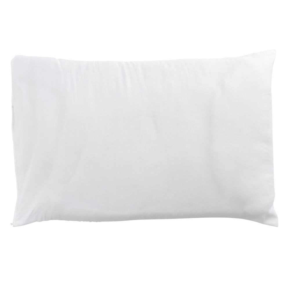 Wilko White Washable Supersoft Medium Pillows 2 Pack Image 2