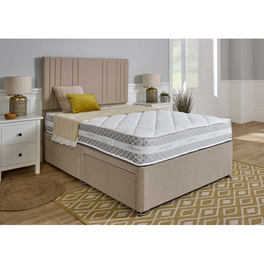Eleganza Home Elite Super King Size Micro Quilted Medium Firm Pocket Spring Mattress Image 2