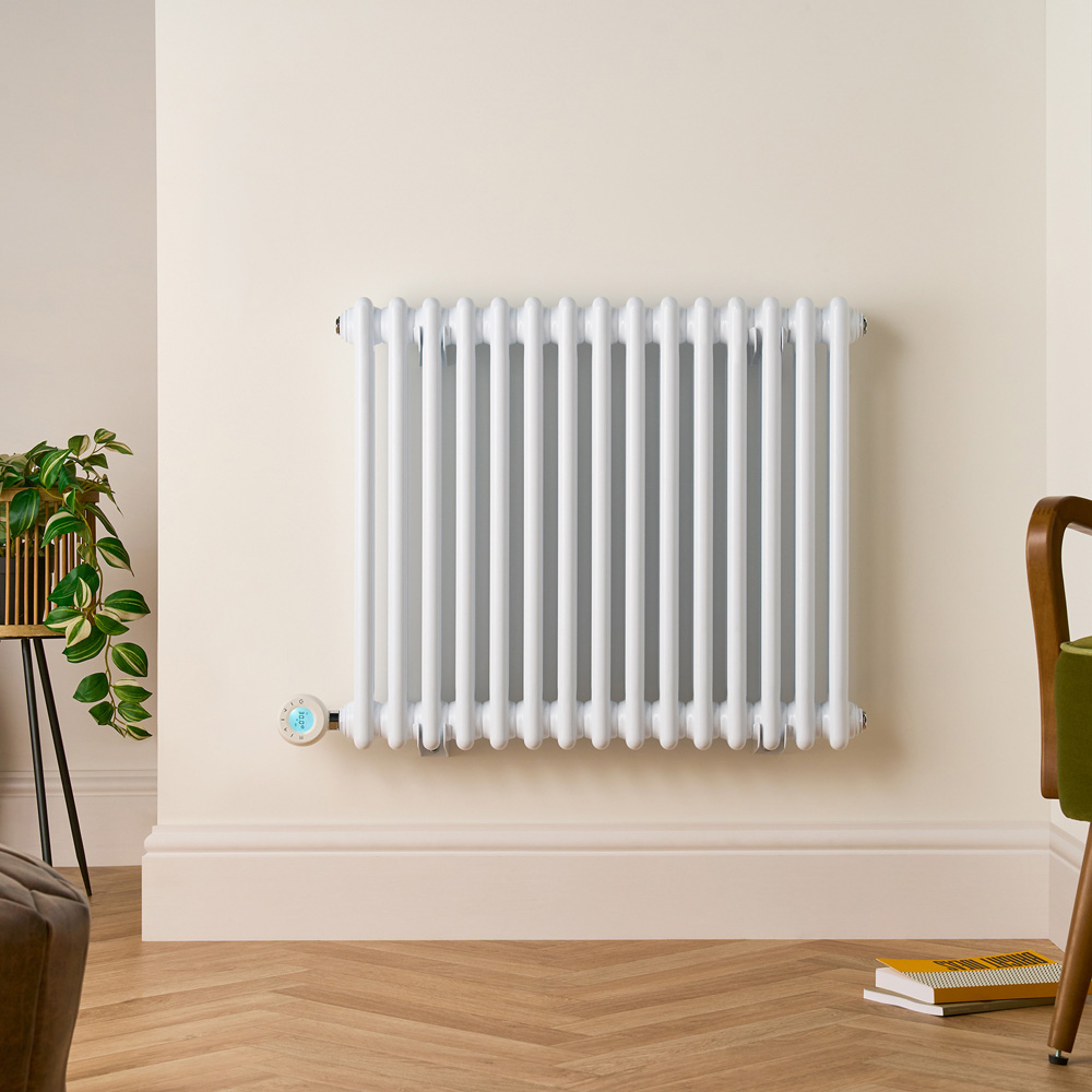 Eden Arcadia 2047 BTU White Electric Column Radiator 600W 600 x 660mm Image 2