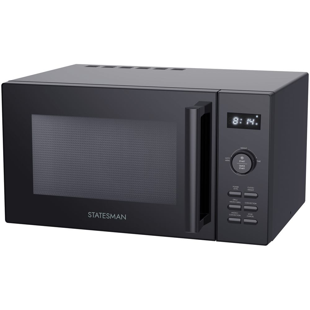 Statesman Black 25L Digital Combination Microwave 900W Image 1