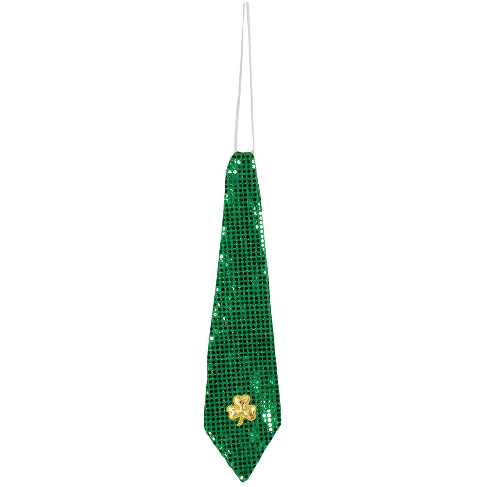 St Patricks Novelty Tie - Green Image 1