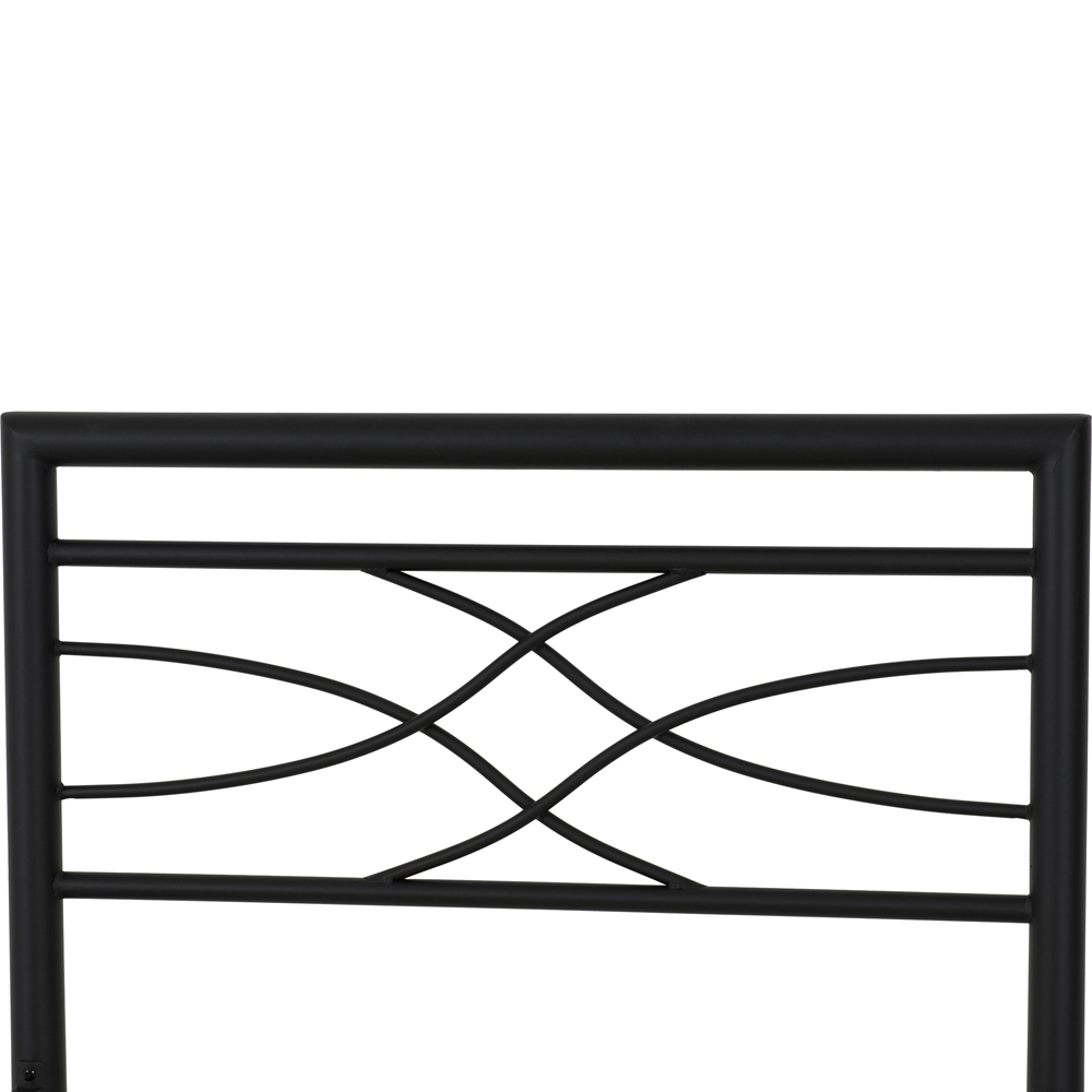 Seconique Kelly Single Black Bed Frame Image 6