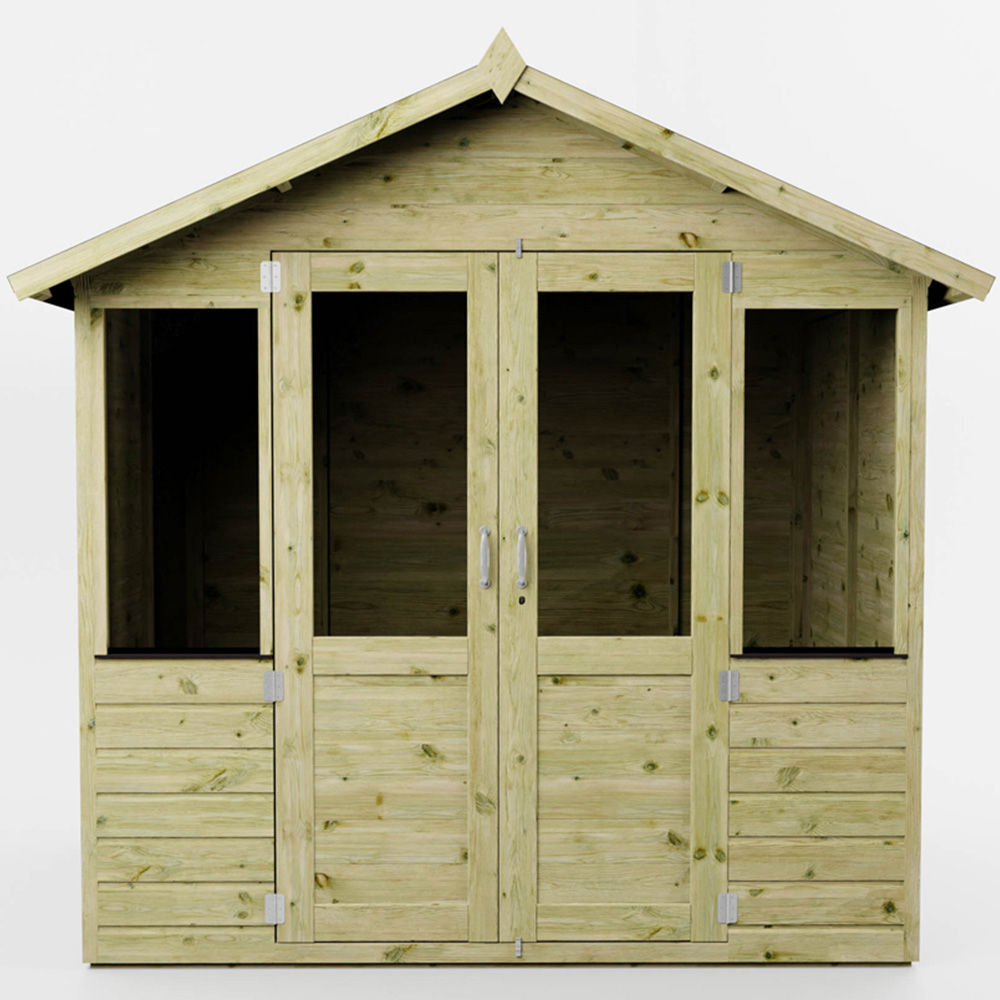 Mercia 7 x 5ft Double Door Traditional Summerhouse Image 4