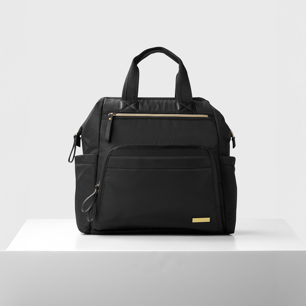 Skip Hop Main Frame Wide Open Black Backpack Image 2