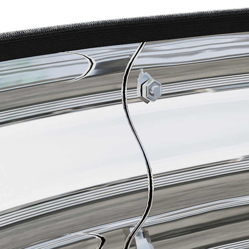 Living and Home Silver Oval Shaped Galvanised Steel Raised Garden Bed 120 x 80 x 30cm Image 5