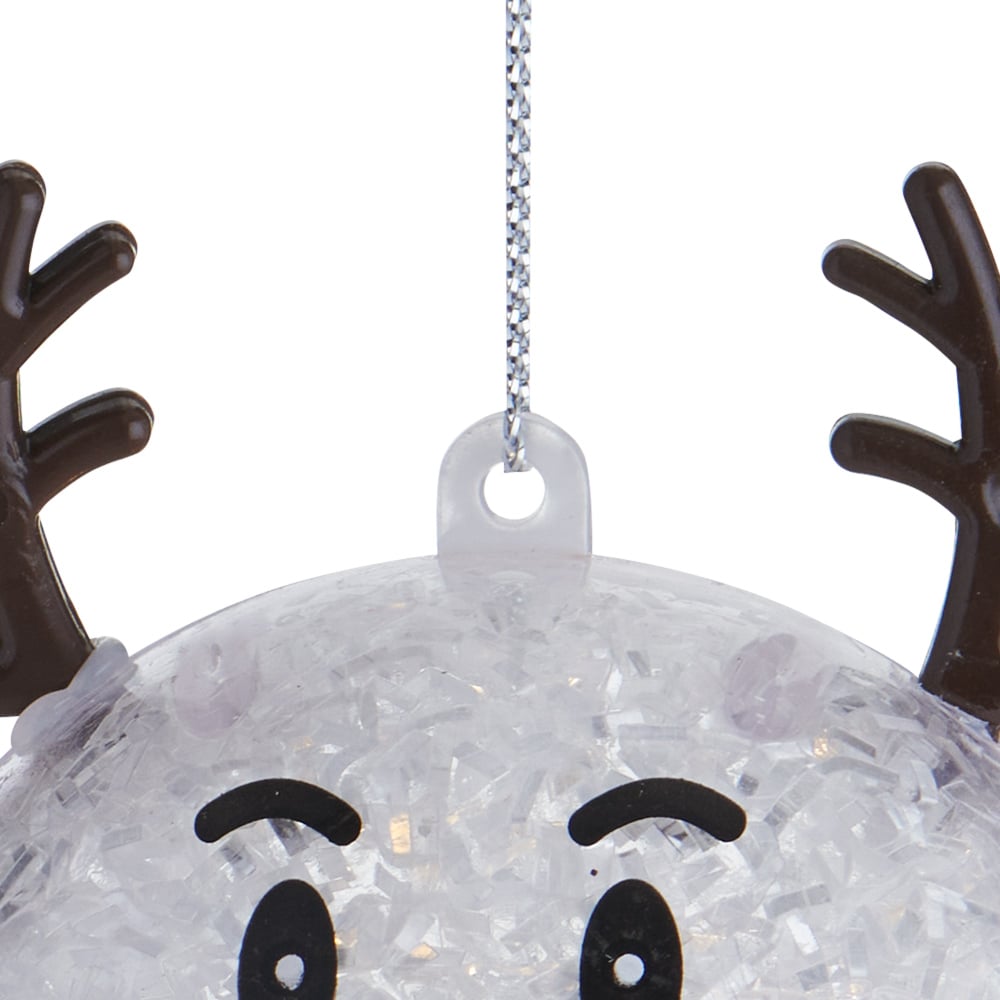 Wilko LED B/O Reindeer Bauble Image 3