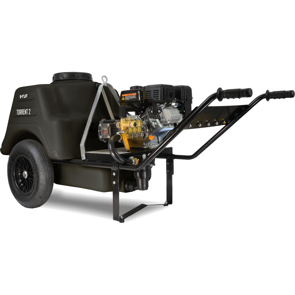 V-TUF TORRENT2 7HP Industrial Mini Bowser Petrol Pressure Washer 190Bar Image 2