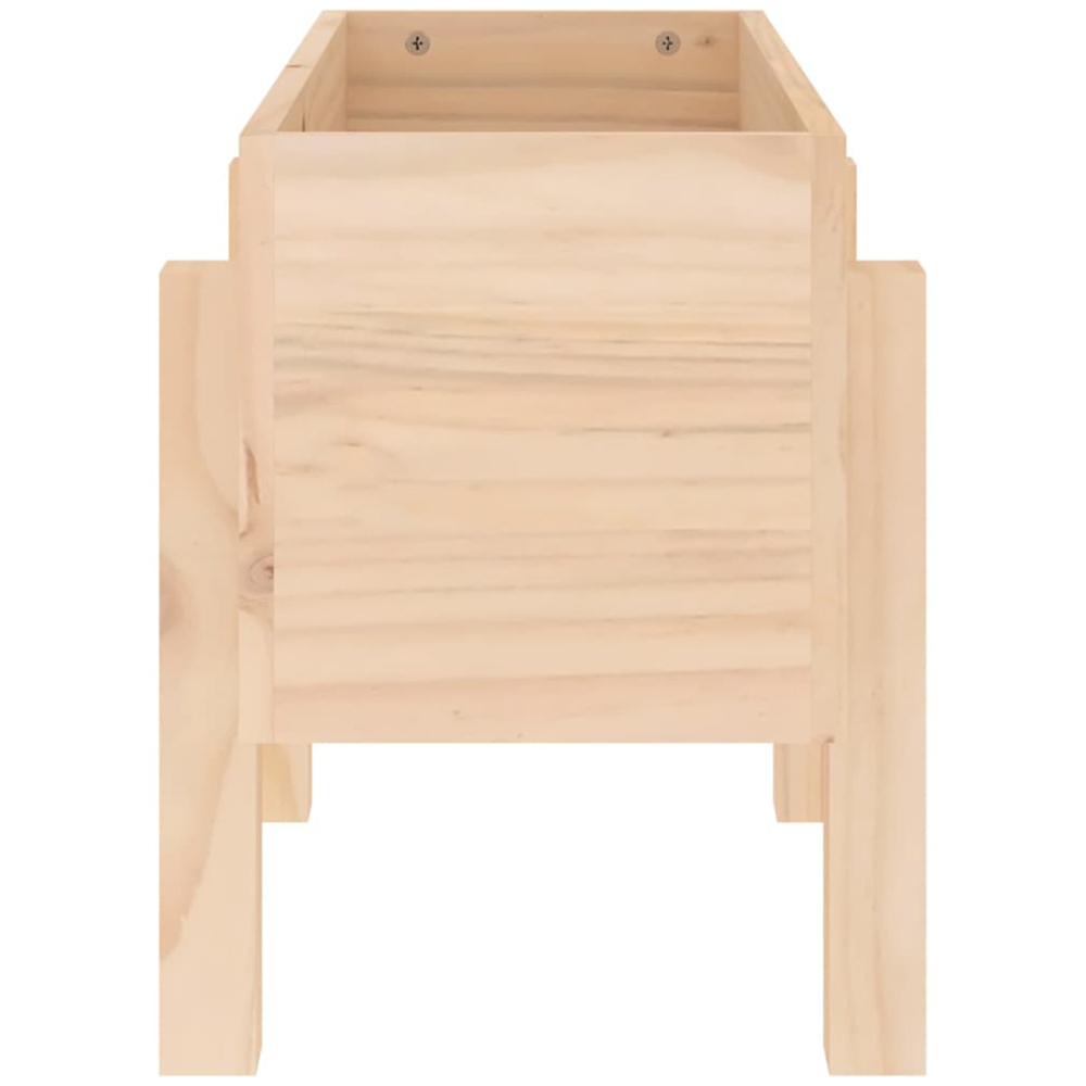 vidaXL Brown Solid Pine Wood Garden Planter 38 x 62 x 30cm Image 3